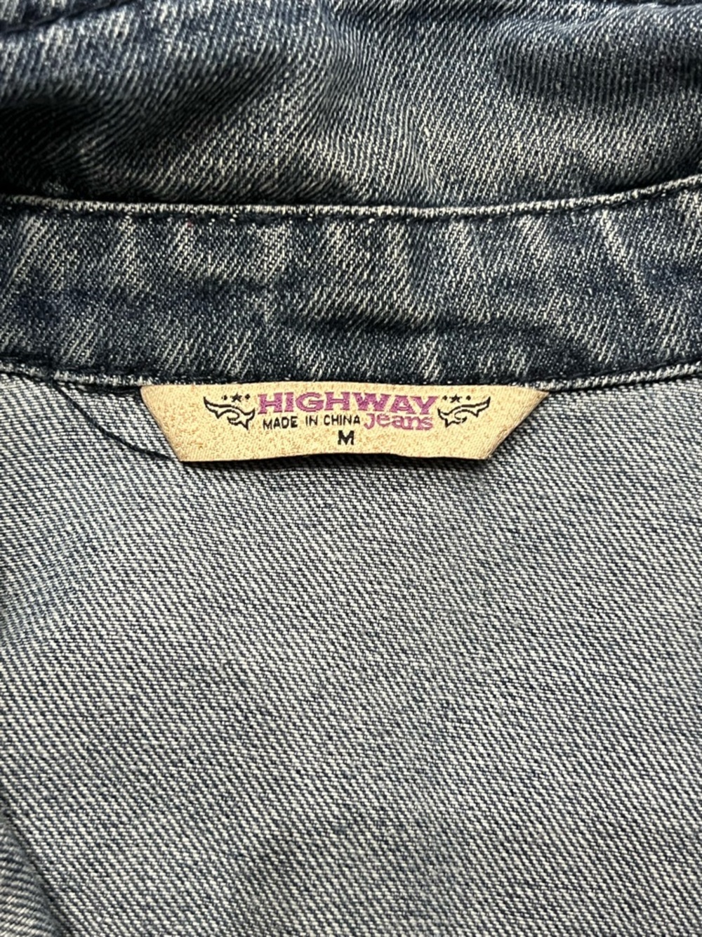 Highway Jeans Jean Jacket Size Medium - Picture 6 of 7